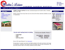 Tablet Screenshot of maddensleisure.com